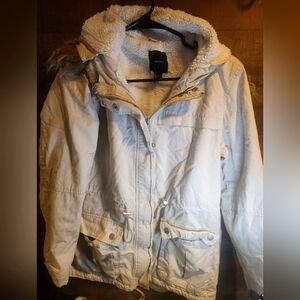 Forever 21 Womens Fleece Lined Winter Coat Size Large